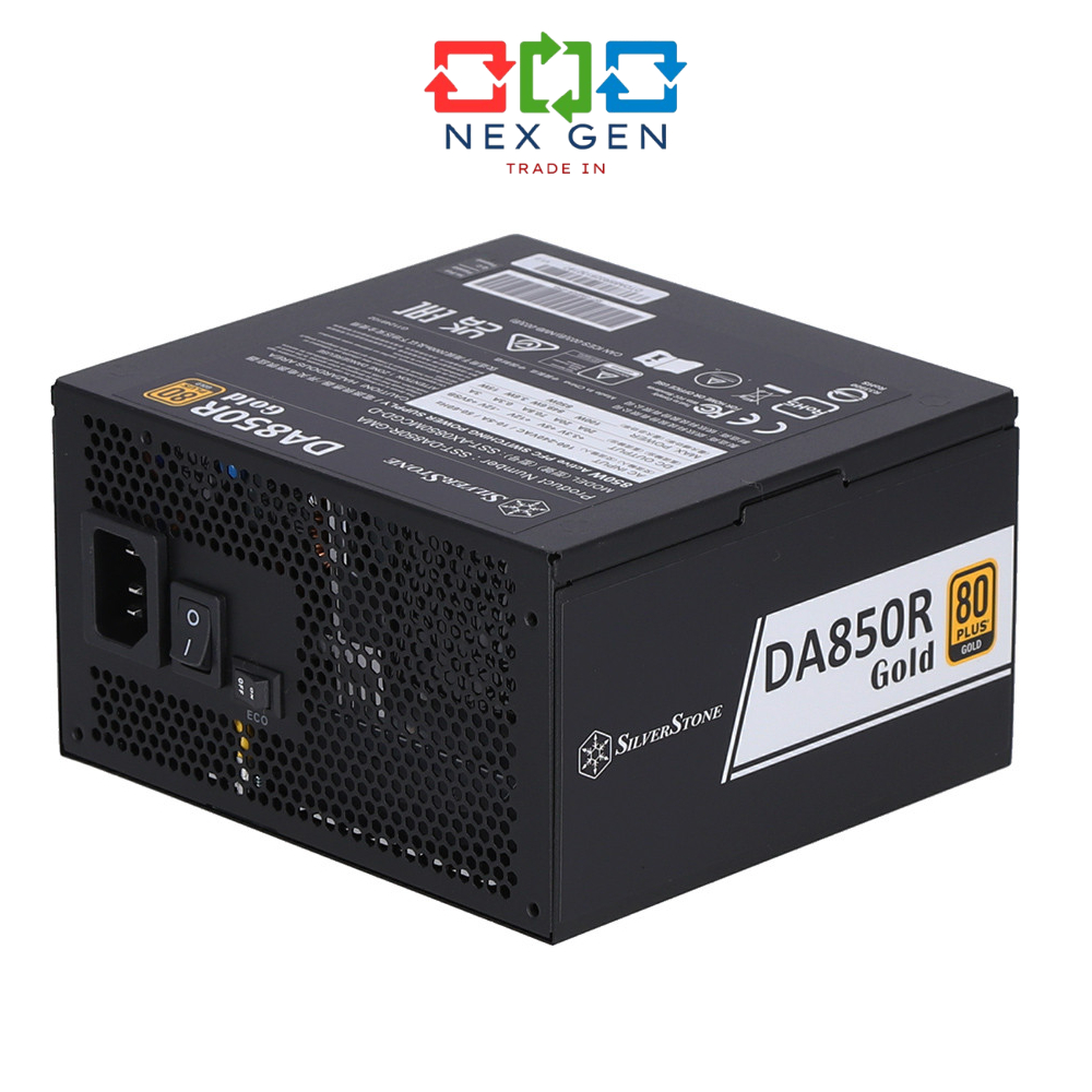 POWER SUPPLY (อุปกรณ์จ่ายไฟ) SILVERSTONE DA850R GOLD - 850W 80 PLUS GOLD BLACK ATX