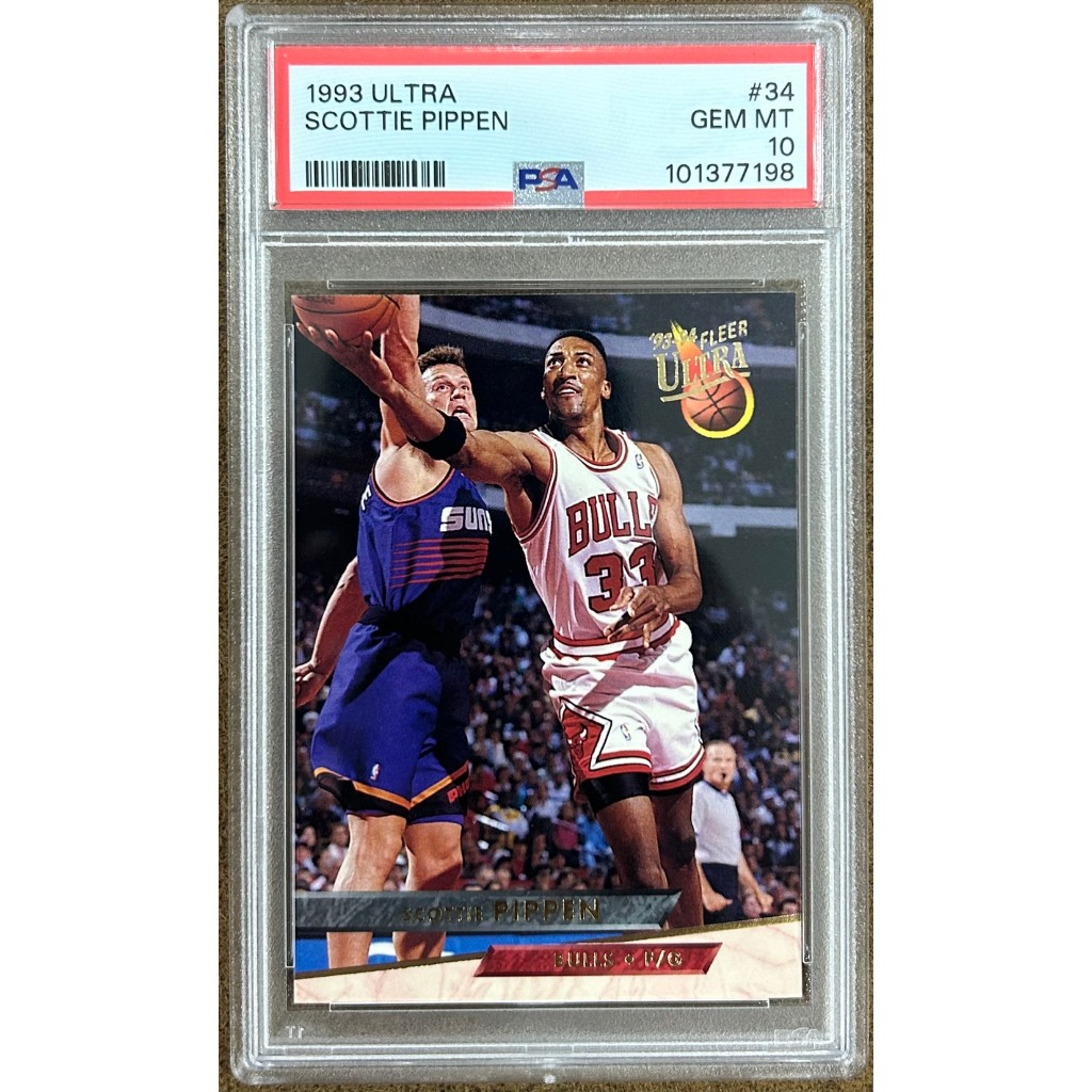 SCOTTIE PIPPEN #34 1993 ULTRA PSA 10 PSA POP 25
