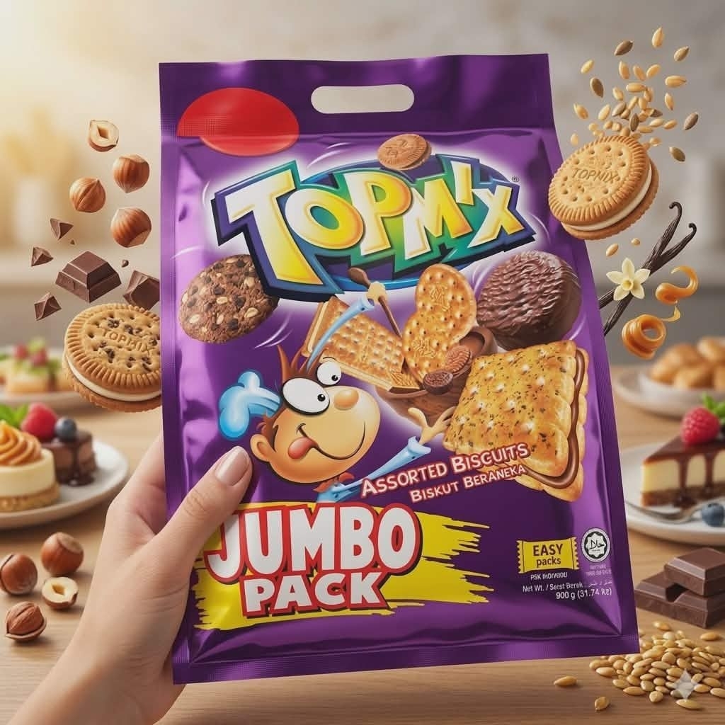 Munchy's Topmix ขนมคละแบบรวมรส ขนาด 900 กรัม