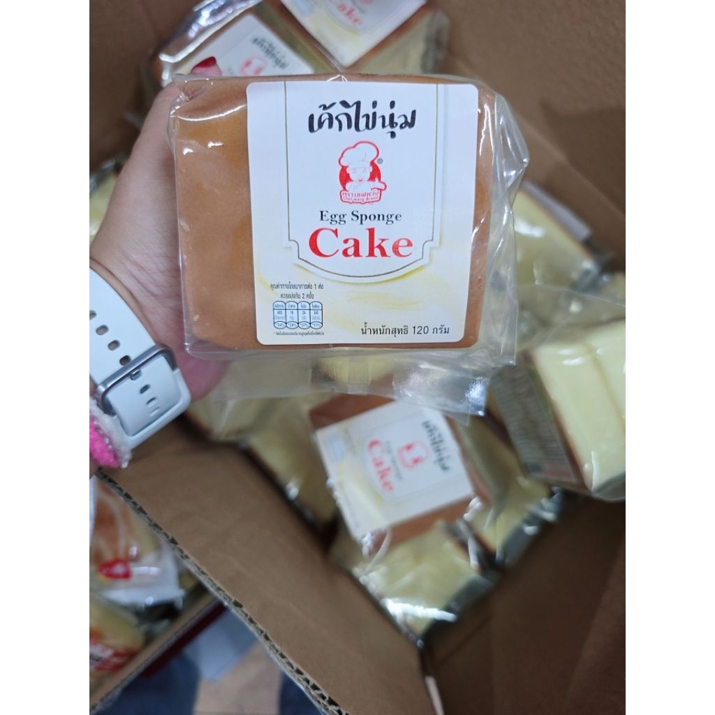 เค้กไข่นุ่ม 120 กรัม 1ก้อน