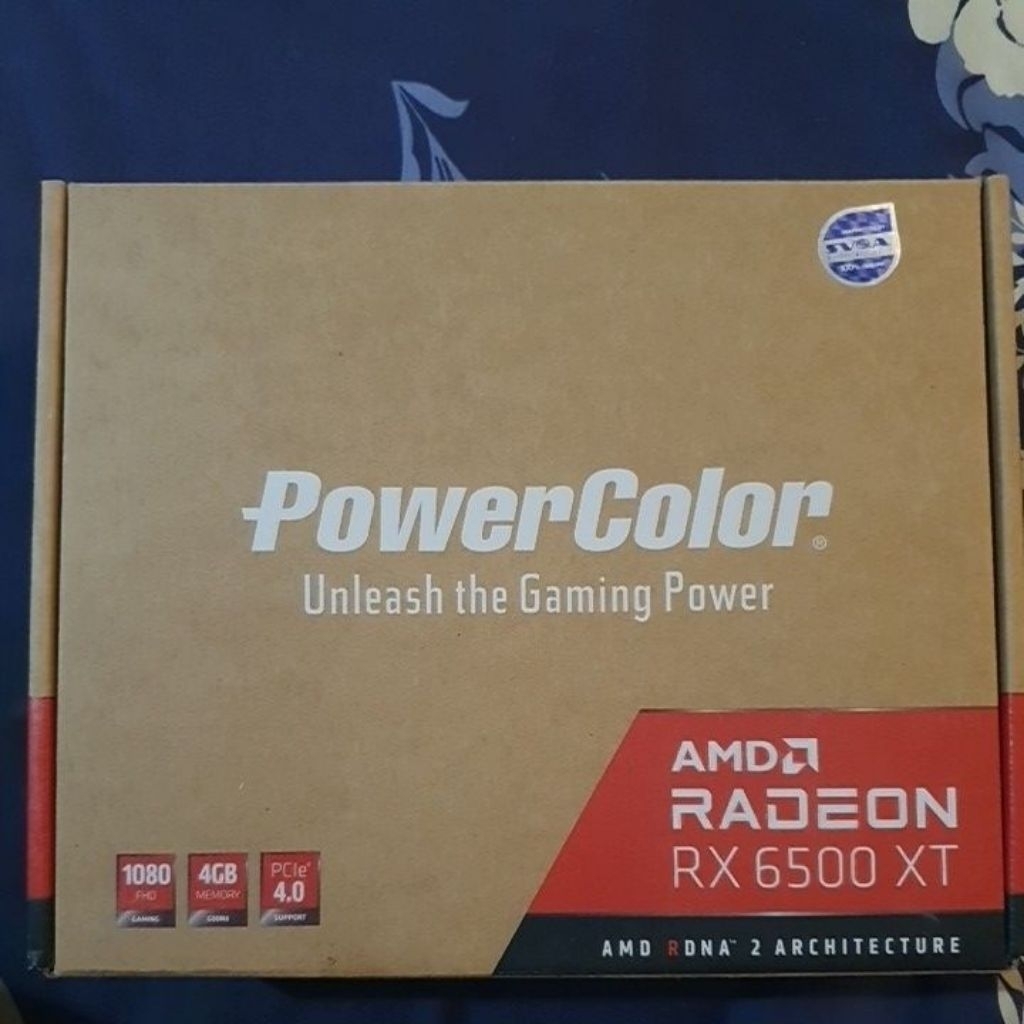 การ์ดจอ RX 6500 XT 4GB พร้อมกล่อง(มือสอง)