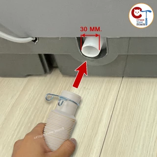 ท่อน้ำทิ้งเครื่องซักผ้า SAMSUNG ฝาบน ถังเดี่ยว อะไหล่แท้ ปากท่อ 30mm ยืดหดได้ สายน้ำทิ้งซัมซุง