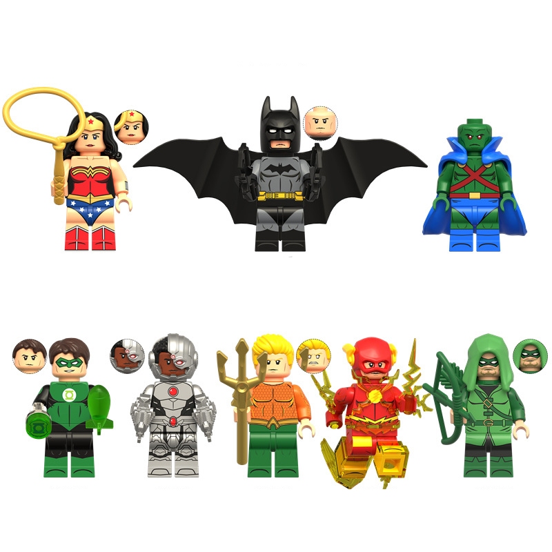 บล็อกตัวต่อ DC Superheroes Batman Joker Superman