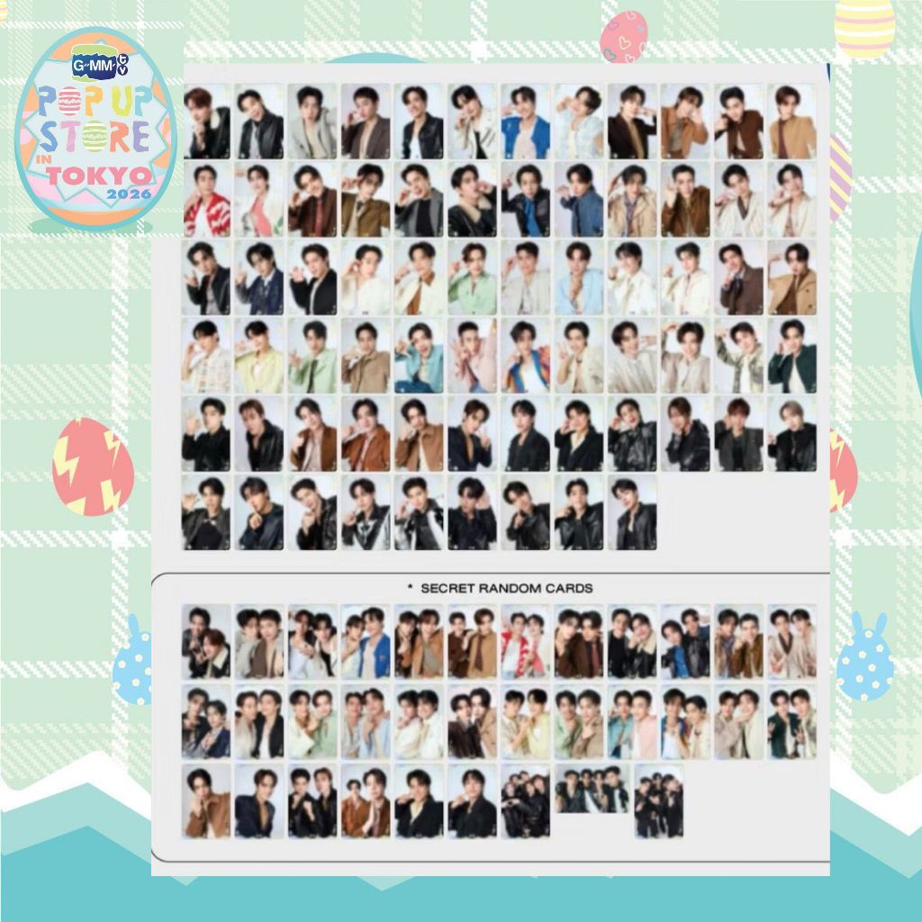 🚛 พร้อมส่ง!! 🇯🇵 การ์ด boys random GMMTV POP UP STORE IN TOKYO 2026