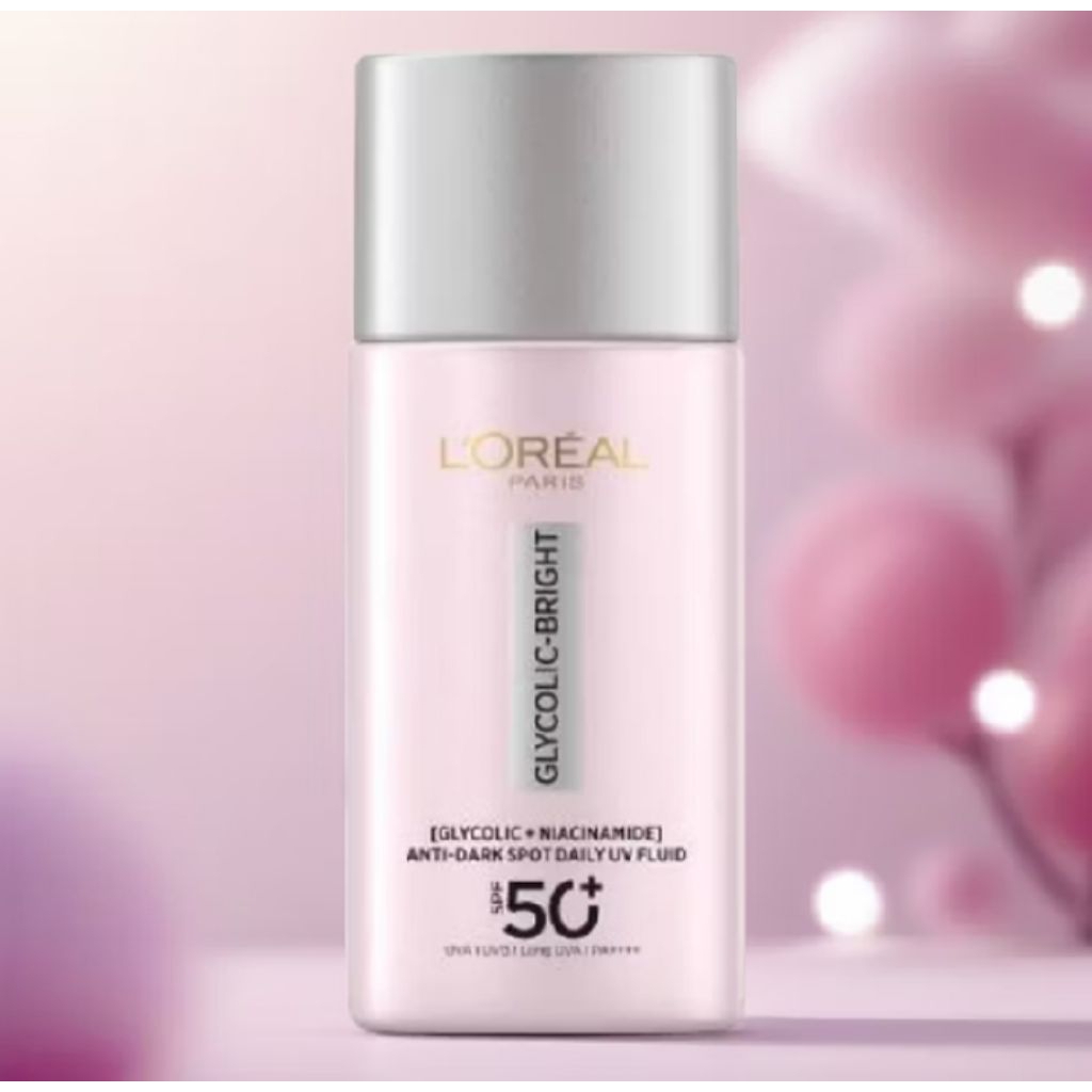 ครีมกันแดด L'OREAL Paris Glycolic-Bright SPF50+ ลดจุดด่างดำ 50 มล.