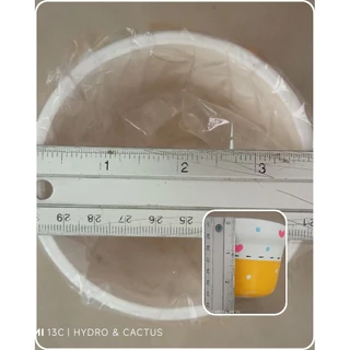 กระถางปลูก เซรามิกดินเผา 3.5-3.8 นิ้ว แบบกลม แบบหัวใจ แบบดาวพร้อมจานรอง (สินค้าพร้อมส่งผลิตในไทย)