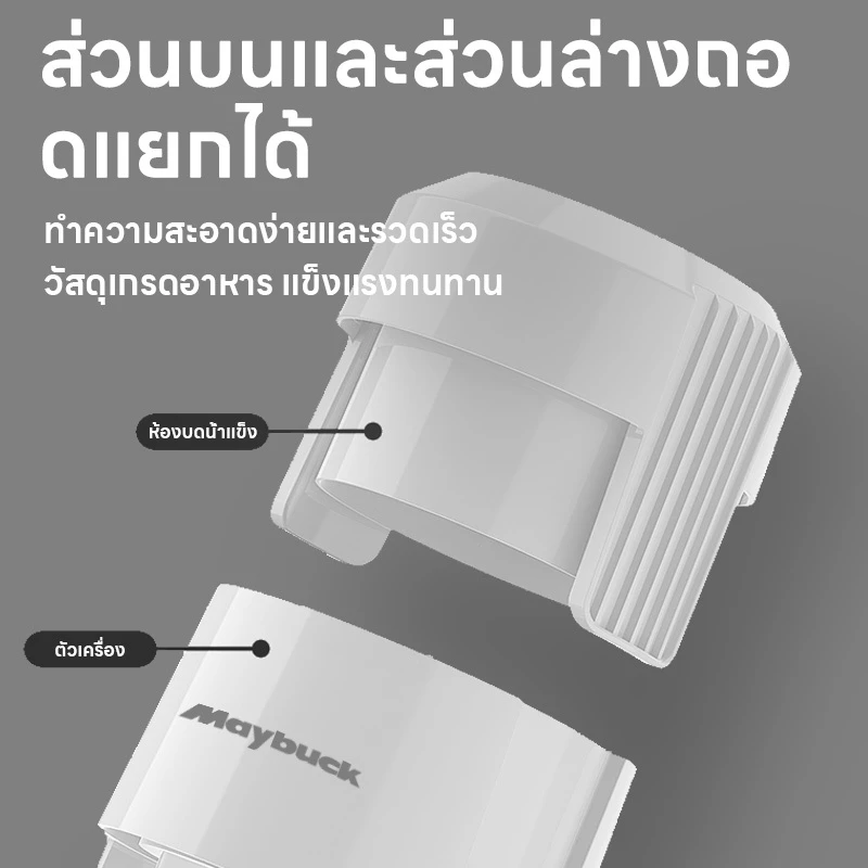 Maybuck เครื่องทำน้ำแข็งไสไฟฟ้า เครื่องทำบิงซู thumbnail 8