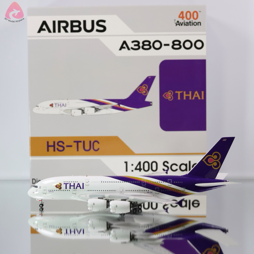 โมเดลเครื่องบิน Thai Airways A380-800 "Chalya" HS-TUC [AV4291] Aviation400 1:400 [พร้อมส่ง]