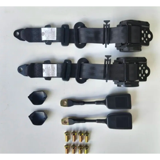 เข็มขัดนิรภัย 3จุด AUTO สีดำ ก้านเหล็ก สแตนดาร์ด OEM ใส่ได้ทุกรุ่น ชุดละ800