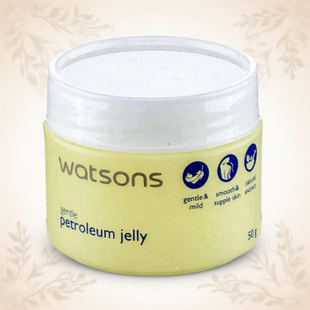 Watsons วัตสัน เจนเทิล ปิโตรเลียม เจลลี่ ขนาด 50กรัม บำรุงริมฝีปากให้เนียนนุ่ม