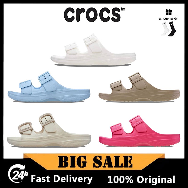 CROCS รองเท้าแตะผู้หญิง SATURDAY SANDAL นาที สภาพ 💯