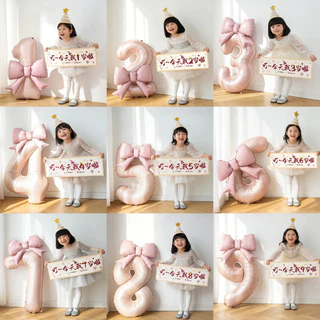 (🇹🇭พร้อมส่ง) ลูกโป่ง 40นิ้ว ลูกโป่งวันเกิด ตัวเลขวันเกิด ลูกดป่งตัวเลข balloon ส่งไว