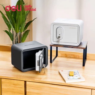 Deli ตู้เก็บของ ตู้นิรภัย ล็อคและรหัส มีช่องหยอดธนบัตร ดีไซน์ทันสมัย ใช้ง่าย Safe box