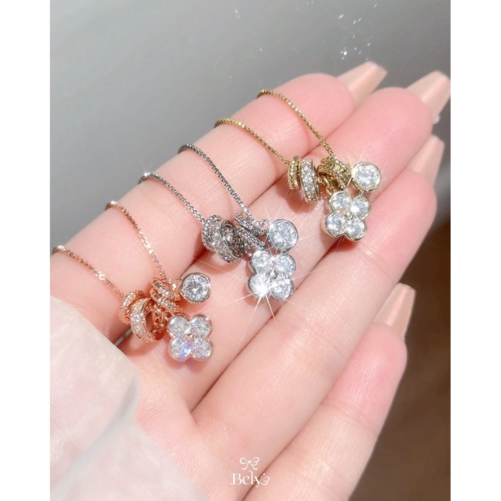 สร้อยคอแฟชั่นรุ่น Ever Clover. 🍀✨ ( ไม่แถม package ) [U5]