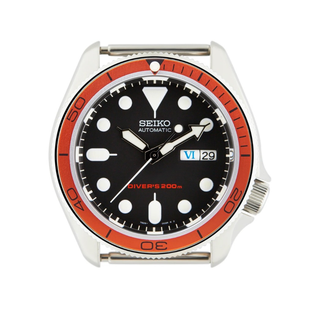 SKX007/SRPD Aluminium Bezel Insert: PO Style Orange
