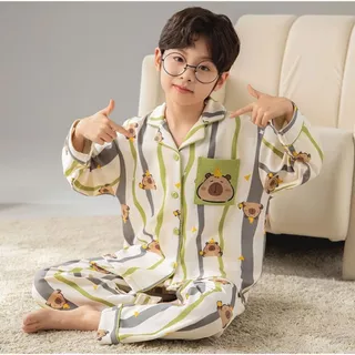 ชุดนอนเด็ก 115-165 ซม. ชุดนอนเด็กผู้ชาย เด็กโต ใส่สบาย ผ้านิ่ม