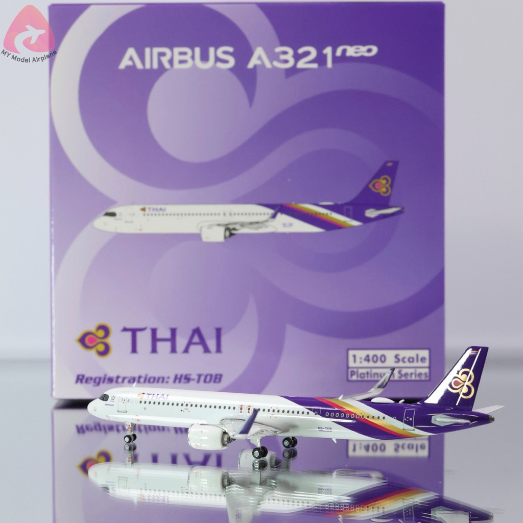 โมเดลเครื่องบิน Thai Airway A321-251NX HS-TOB [PH12060] Phoenix Model 1:400 [พร้อมส่ง] ราคา ถูกที่สุด ดีลบีเคเค แกลเลอรีภาพที่ 3