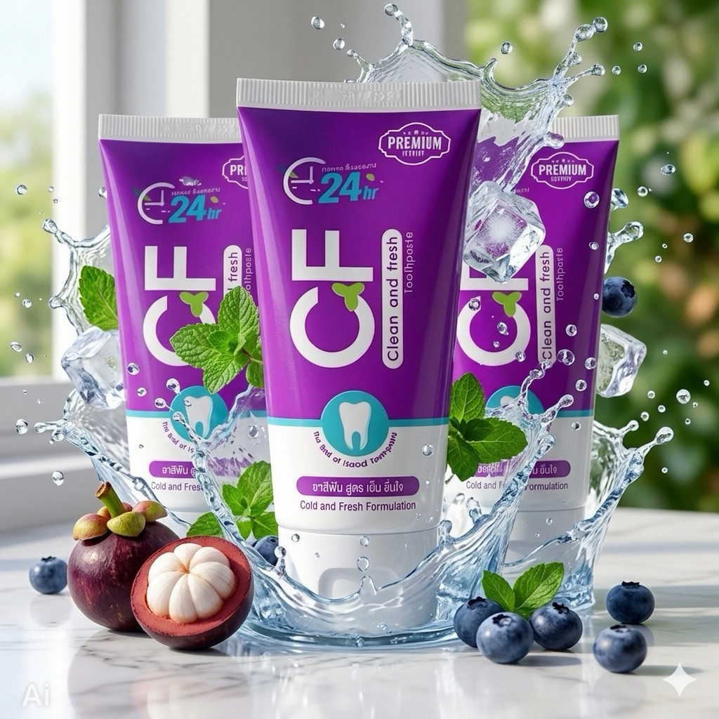 ส่งฟรี!! ยาสีฟัน CF แก้ปวดฟัน ฟันโยก เหงือกอักเสบ ยาสีฟันCF ของแท้ 100%