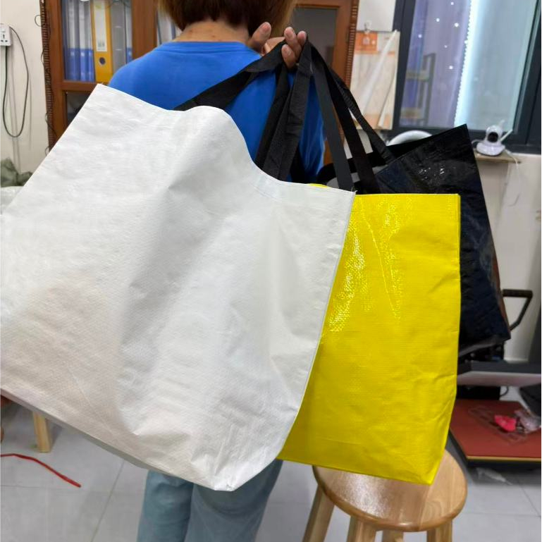 ถุงกระสอบขนาดใหญ่ ใส่ผ้าห่ม ใส่ของได้มาก ขนาดใหญ่สุด52x40x14cm
