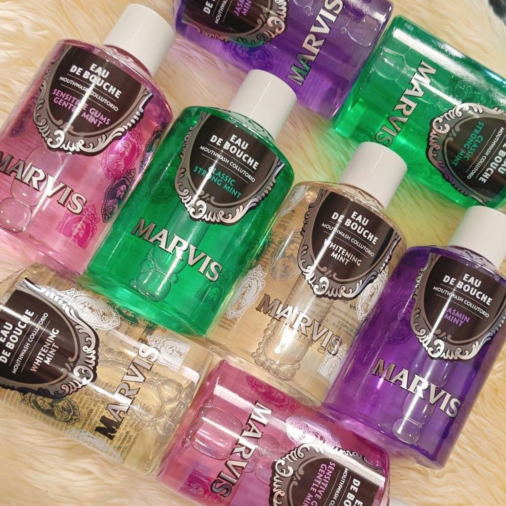 🔥ของแท้ฉลากไทย🔥🎀Marvis Mouthwash 400ml น้ำยาบ้วนปาก มาพร้อมหลากหลายกลิ่นยอดนิยม🎀