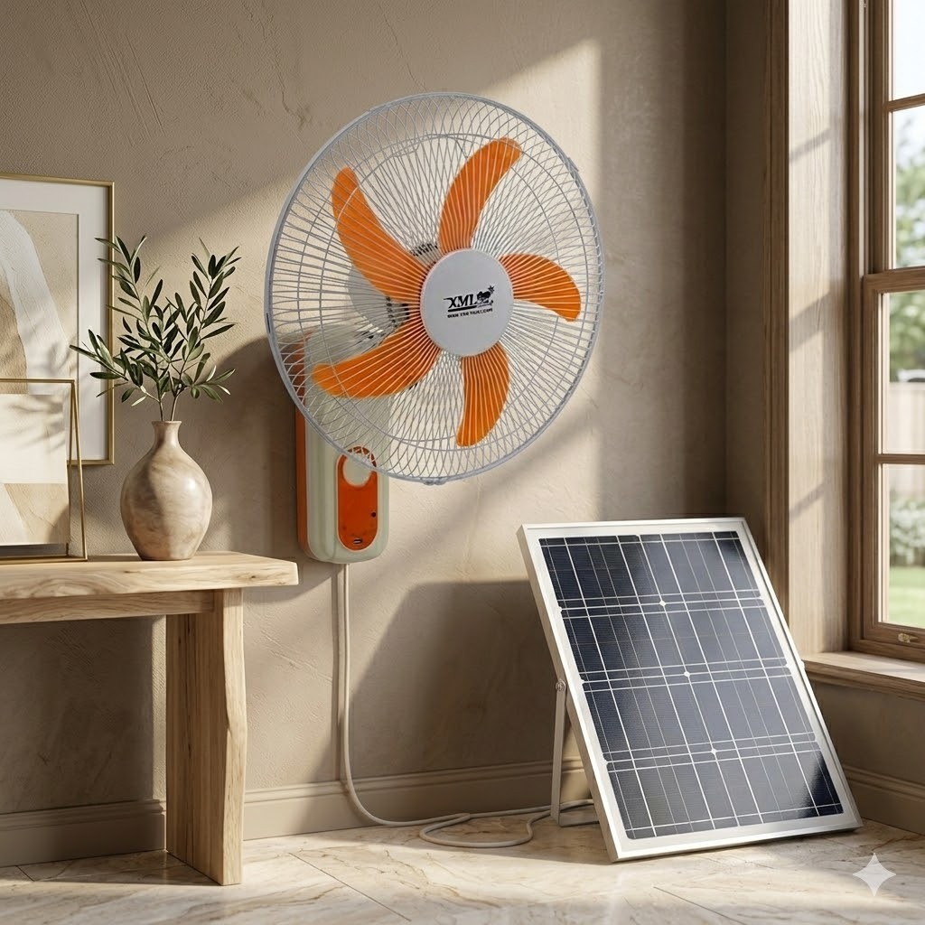 พัดลมติดผนังโซล่าเซลล์ 16 นิ้ว รุ่น FAN-FS-789-16