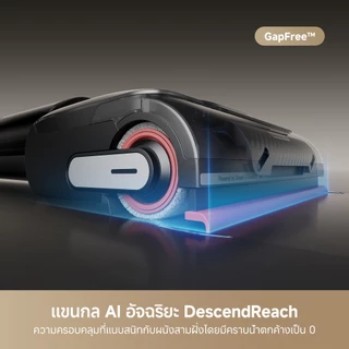 [HOT]Dreame H15 Pro Wet&Dry Vacuums Cleaner 21KPa การซักด้วยน้ำ 100 องศา อุณหภูมิการอบแห้ง 90 องศา ใบมีดช่วยป้องกันผมพั