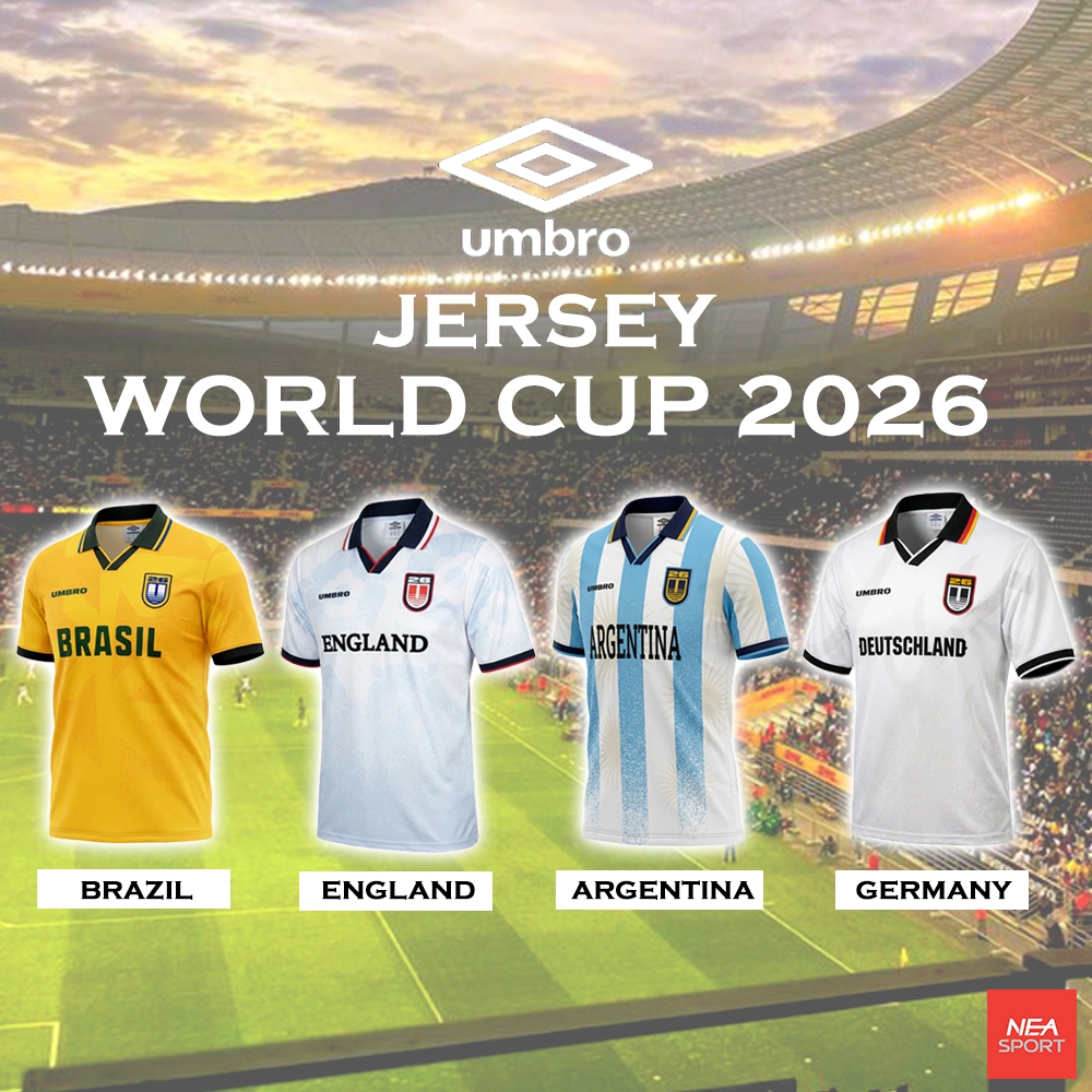 [บอลโลกมาแล้ว!] UMBRO FOOTBALL JERSEY WORLD CUP 2026 เสื้อฟุตบอลผู้ชาย