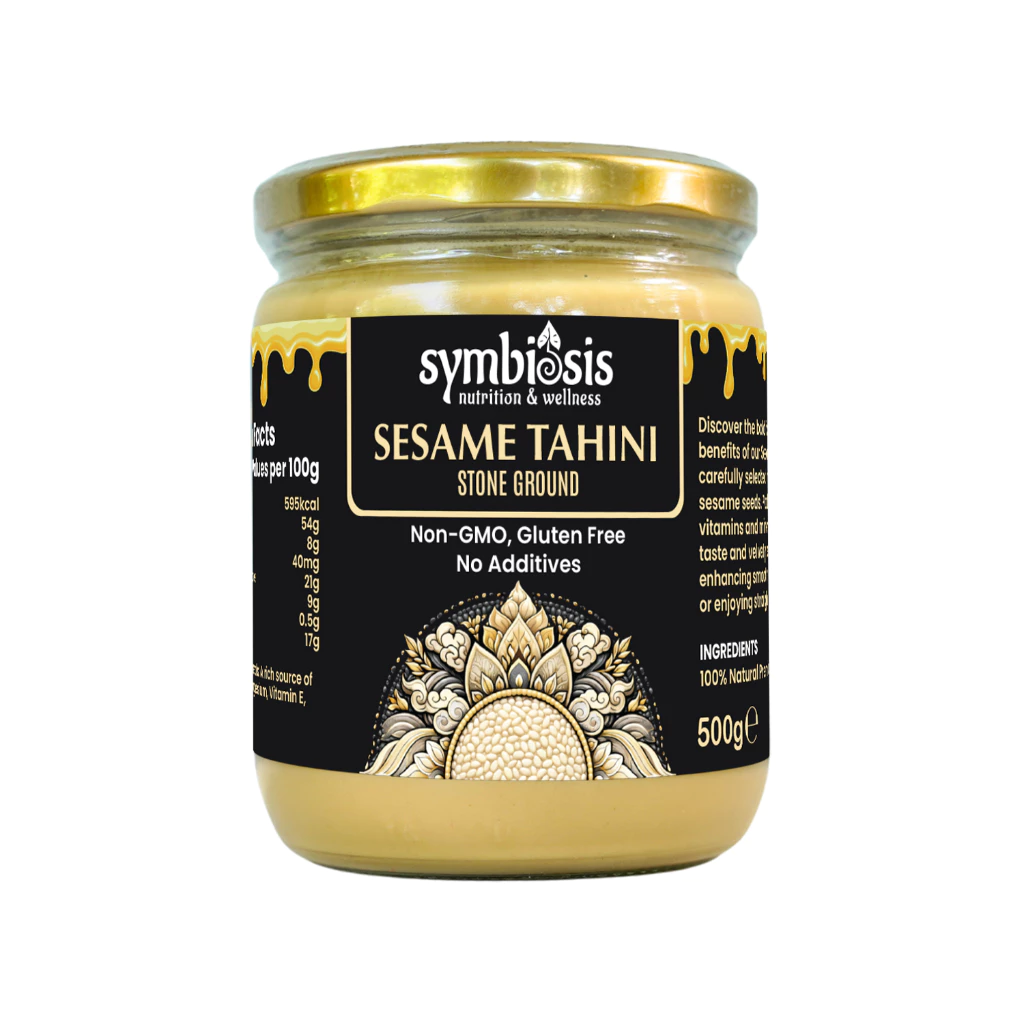 SYMBIOSIS l Tahini Regenerative White Sesame Stone Ground - ซอสครีมทาฮินีงาเเบบดั้งเดิม (185g/500g)