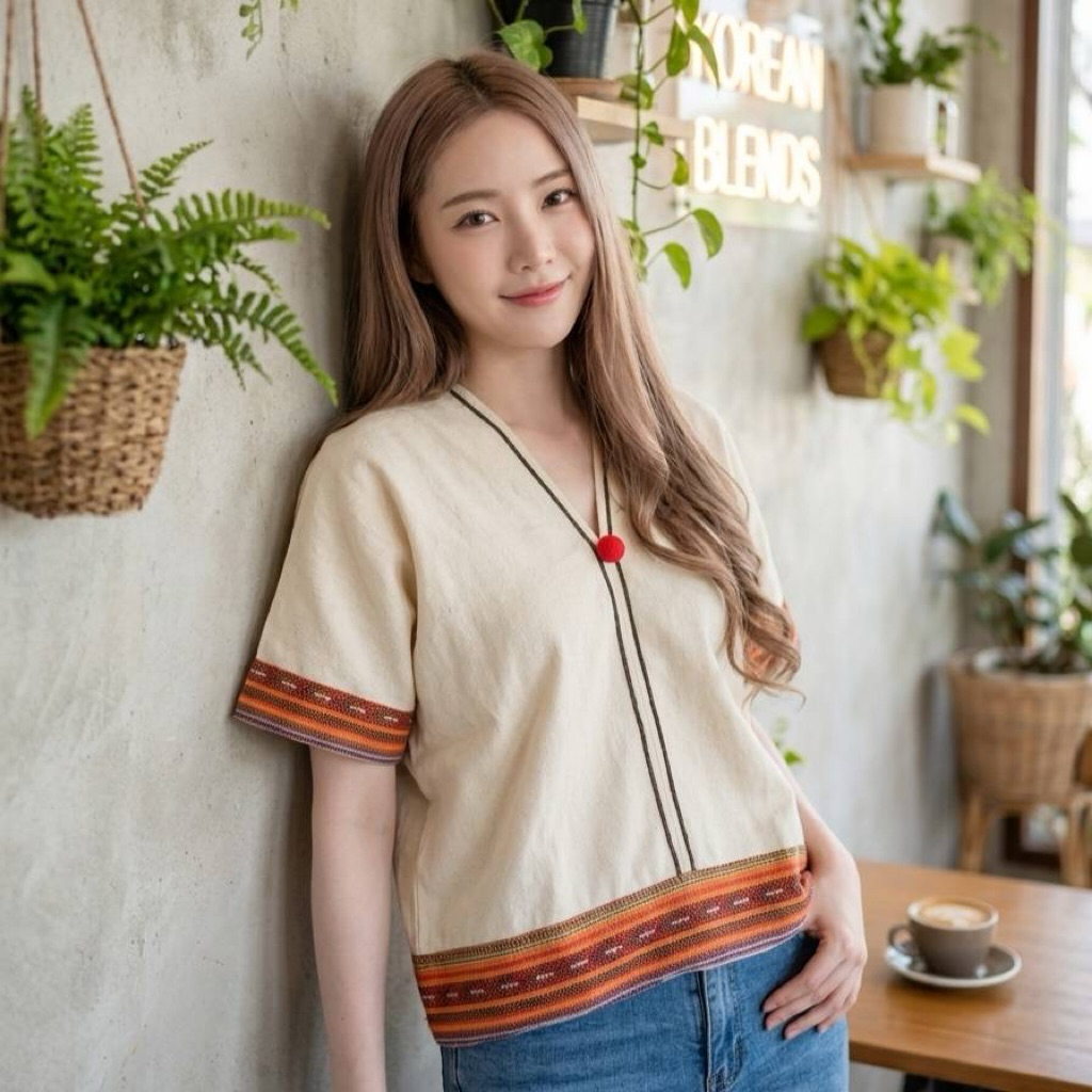 เสื้อพื้นเมืองใส่สบายสไตล์สาวเหนือราคาส่ง💞