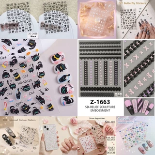 AK พร้อมส่งในไทย สติกเกอร์นูน3D การ์ตูน กันน้ำ สติ๊กเกอร์DIY แต่งเล็บ ไอแพด สมุด แบตสำรอง ไอแพด