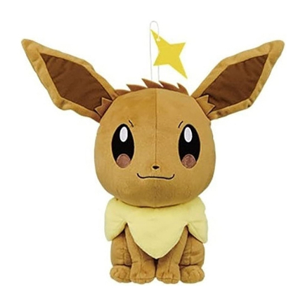( NEW 🌟 พร้อมส่ง ) ตุ๊กตา อีวุย Banpresto Eevee Eevee Sitting Star on Head Limited Pokémon Plush Dol