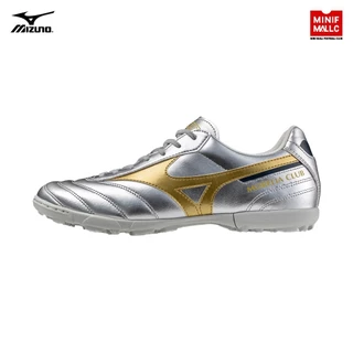รองเท้าฟุตบอล Mizuno รุ่น Morelia II CLUB AS รองเท้าร้อยปุ่ม หนังสังเคราะห์นุ่ม ชุดพื้นเหมาะสำหรับหญ้าเทียม