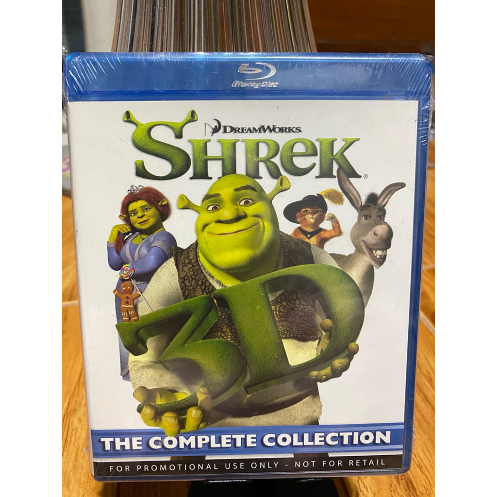 Shrek 3D The Complete Collection [Blu-ray] มือ1 ซึ่งเป็นชุดรวมภาพยนตร์การ์ตูนเรื่องเชร็คทั้ง 4 ภาค