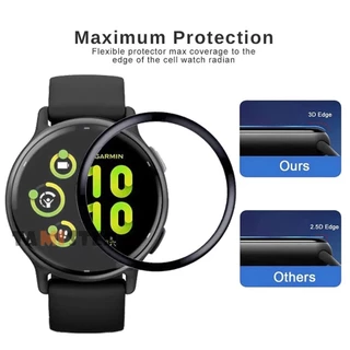ฟิล์มกันรอย 3D สำหรับ Garmin Vivoactive 5/Vivoactive 6 เคอร์ฟเต็มจอ ใส่ง่าย ไม่มีฟองอากาศ