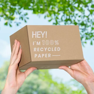 กล่อง ECO BOX (Size B+7) - 20 ใบ : กล่องพัสดุรักษ์โลกผลิตจากเยื่อไม้รีไซเคิล PICK A BOX