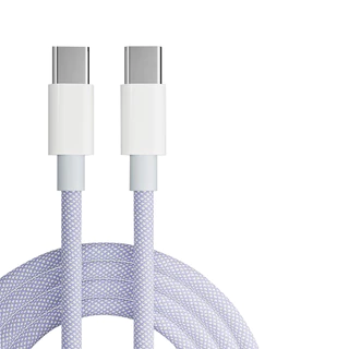 KINKONG สาย USB-C to USB-C PD60W ชาร์จเร็ว รองรับ iP17/16/15 Pro Max Pad Pro Air4/5 Mini6 สายถักทอ