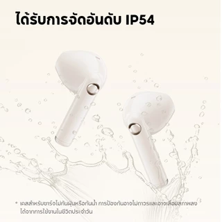 Edifier JoyBuds หูฟังไร้สาย พร้อมเคสชาร์จแบบอินเทอร์แอคทีฟ บลูทูธ V6.0 กันน้ำระดับ IP54 ใช้งานได้นาน 35 ชั่วโมง