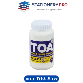 กาว กาวลาเท็กซ์ ทีโอเอ TOA ขนาด 4, 8, 16, 32 oz **ถูกที่สุด**