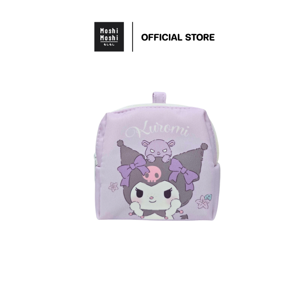 Moshi Moshi กระเป๋าเศษสตางค์ ลาย Kuromi ลิขสิทธิ์แท้จากค่าย Sanrio รุ่น 6100007069