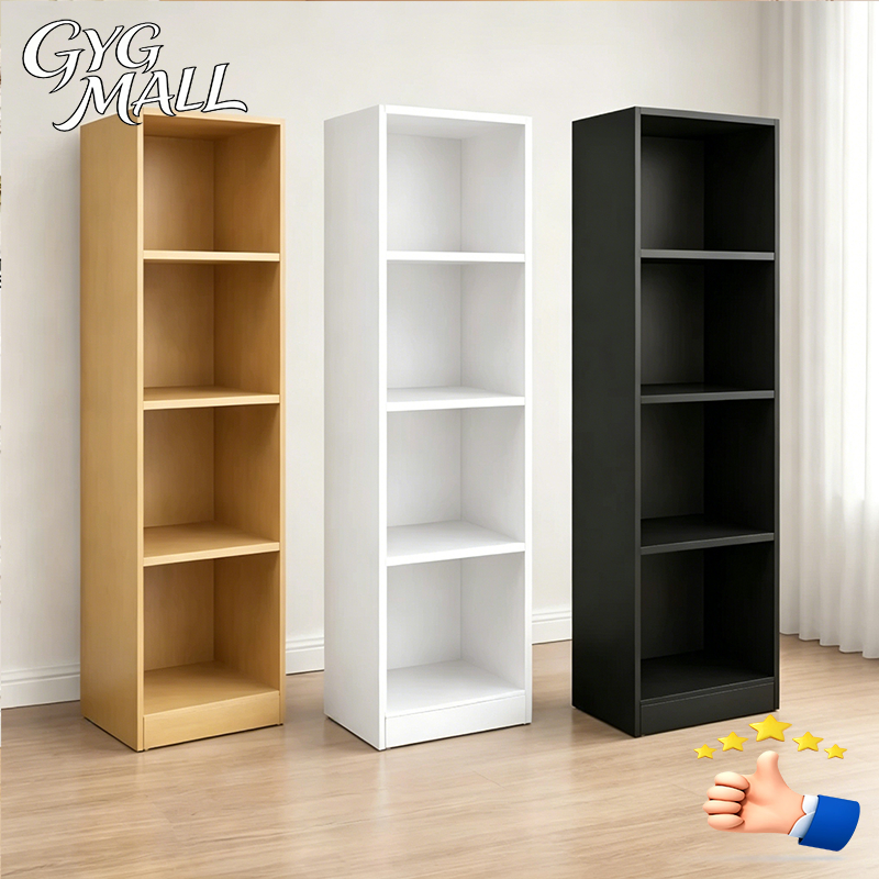 GYG ชั้นวางของ วางหนังสือ ชั้นอเนกประสงค์ สไตล์มินิมอล ชั้นหนังสือ ตู้หนังสือ 3/4/5/6ชั้น เหมาะสำหรับพื้นที่ขนาดเล็ก