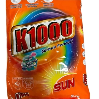 ผงซักฟอกK1000 นำเขาจากมาเลเซีย (ยกลัง4ถุง 20กีโล)