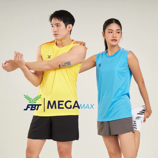 เสื้อแขนกุด FBT B2I218 เสื้อกีฬา ตัดต่อไหล่ ไซส์ S-6XL