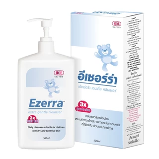Ezerra Lotion 150ml / Ezerra Extra Gentle Cleanser 150 mL / 500mL ผลิตภัณฑ์ทำความสะอาดผิวหน้า