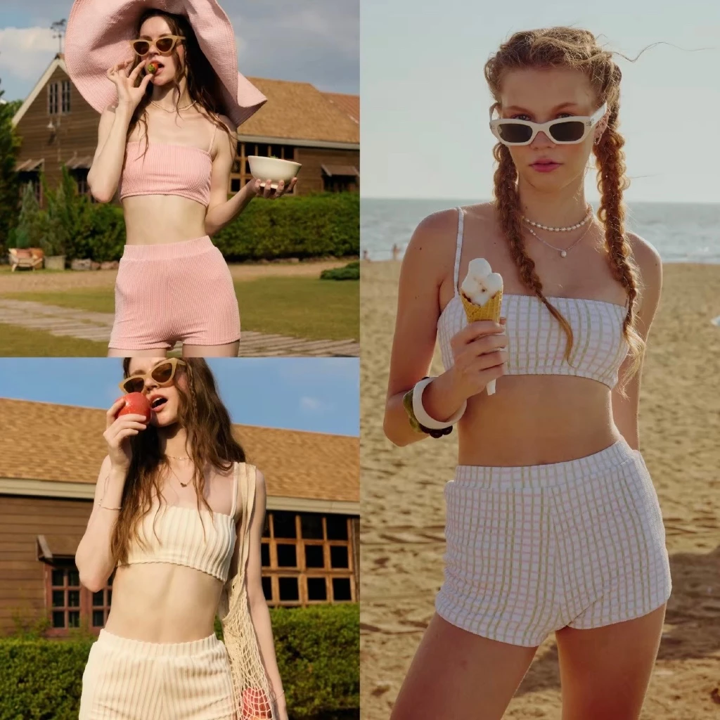 lookbookbeachclub miami set ชุดว่ายน้ำหญิง สายเดี่ยว