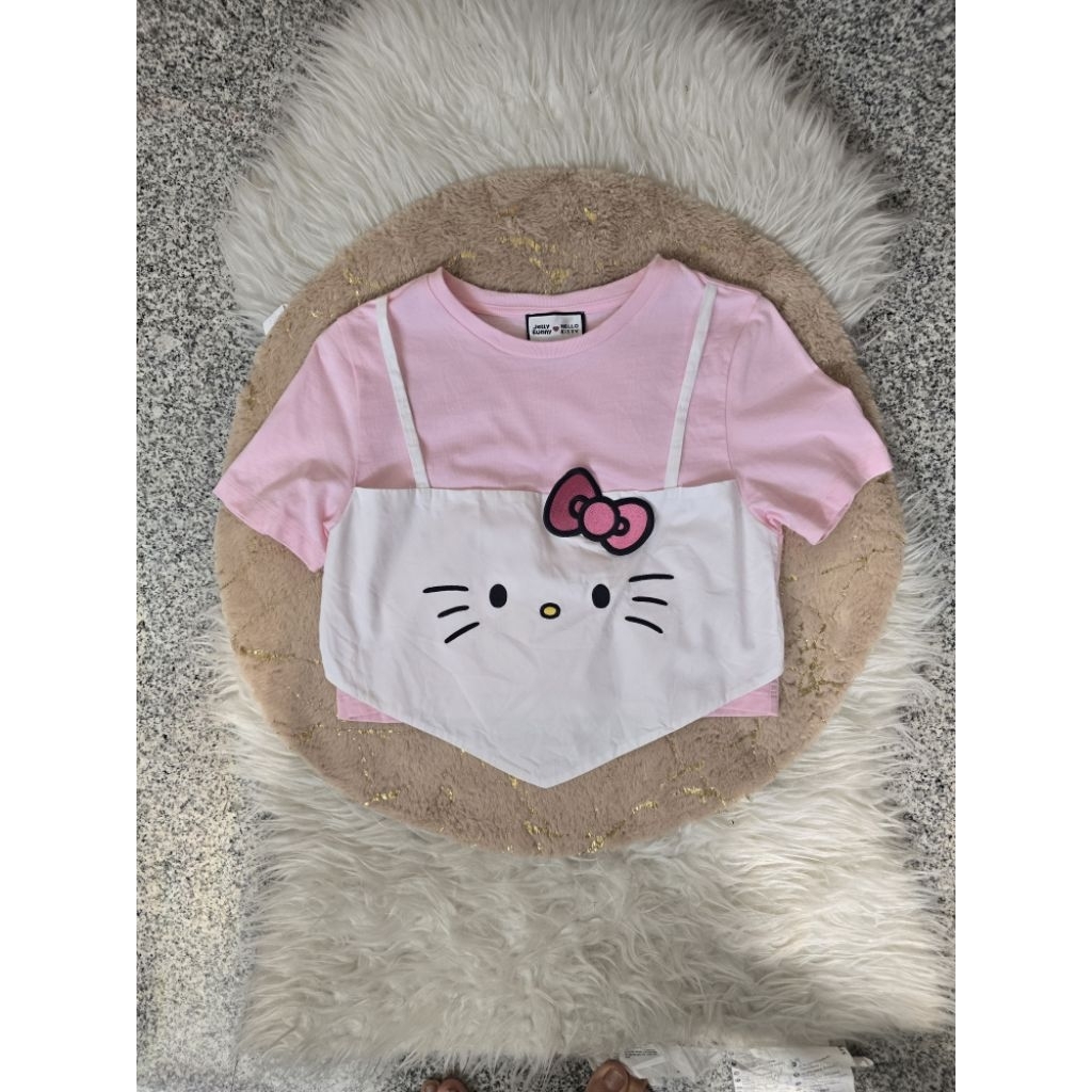 🌟Like New🌟เสื้อ Jelly Bunny X Hello Kitty