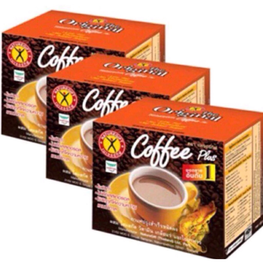 กาแฟผงผสมโสมสกัด 13.5 กรัม x 10 ซอง พร้อมวิตามินและใยอาหาร