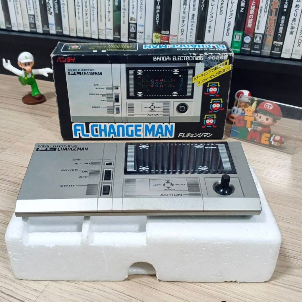 BANDAI ELECTRONICS FL CHANGEMAN
เครื่องเกมพกพา แบนได เอฟแอล เชนจ์แมน (ยุค 80)

バンダイ FLチェンジマン 👾✨