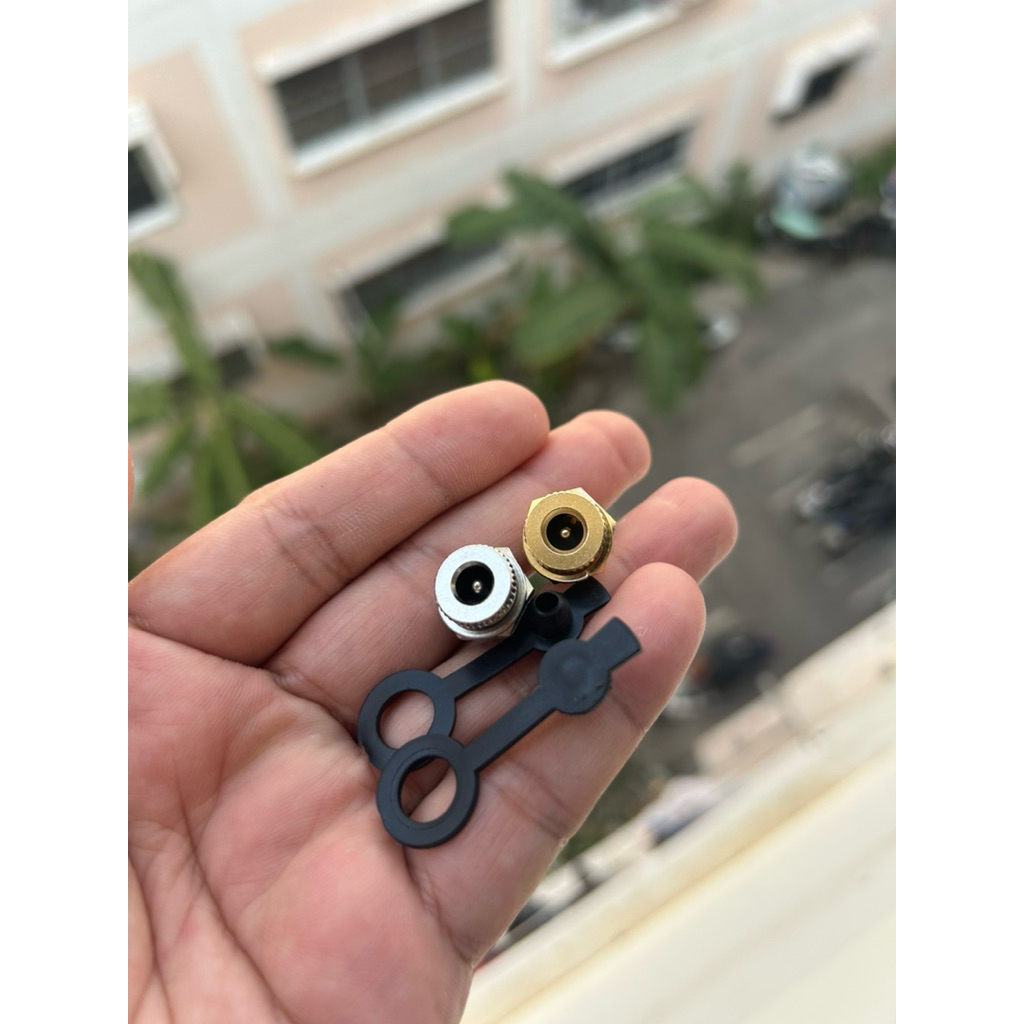 แจ็ค DC ตัวเมียขนาด 5.5 *2.1mm ขนาด11mmวัสดุโลหะแข็งแรงทนกระแสได้สูงราคาต่อ1ชิ้นแถมฝาปิดจุก – โปรปัง