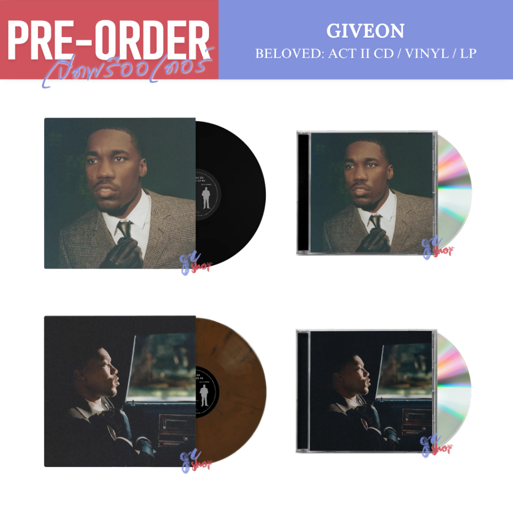(Pre-Order) แผ่นเสียง GIVEON - BELOVED: ACT II CD / ซีดี / Vinyl / LP