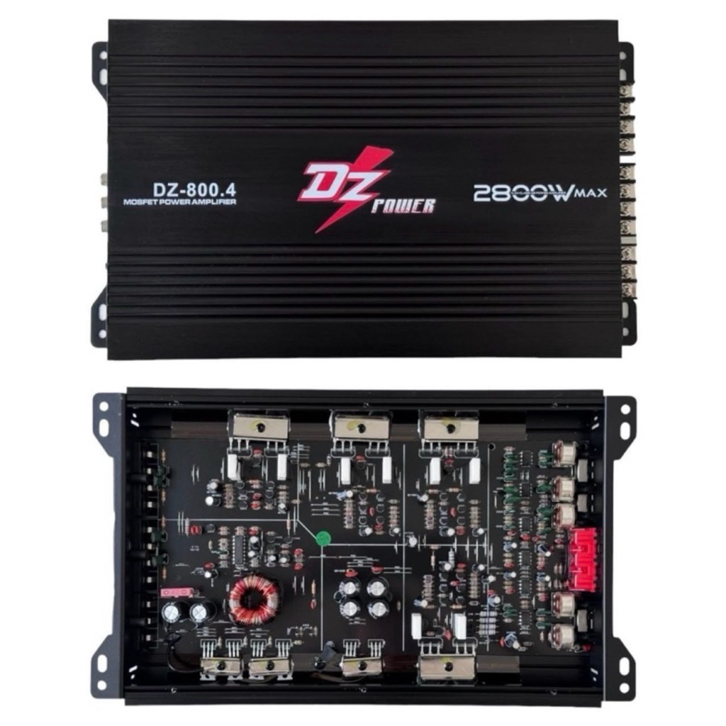 เพาเวอร์​แอมป์​​ AB​ 4ch​ DZ​power​รุ่น​DZ-800.4 ของใหม่